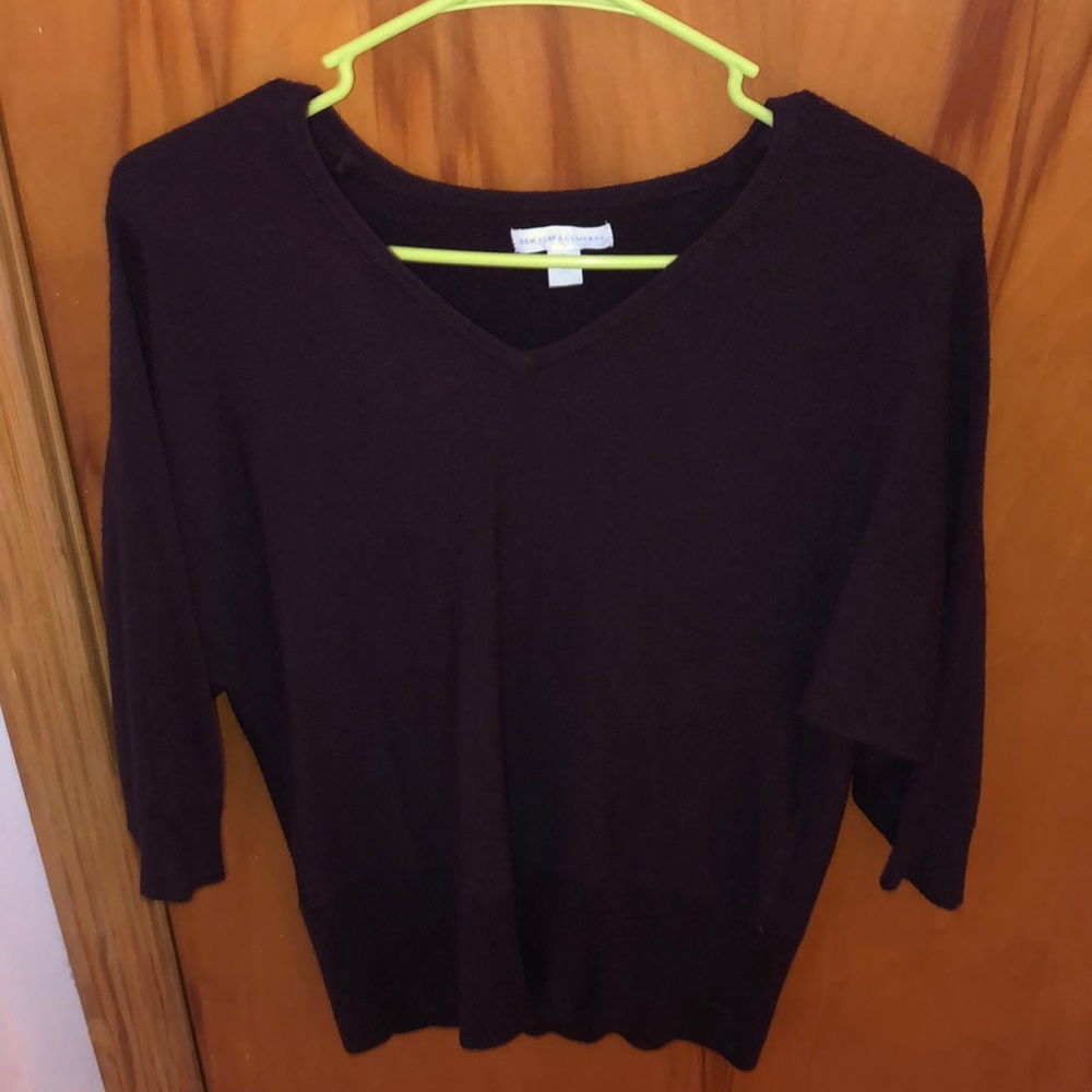 3/4 sleeve sweater